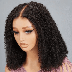 Small kinky Curly Glueless 5x5 Closure HD Lace Wig 14
